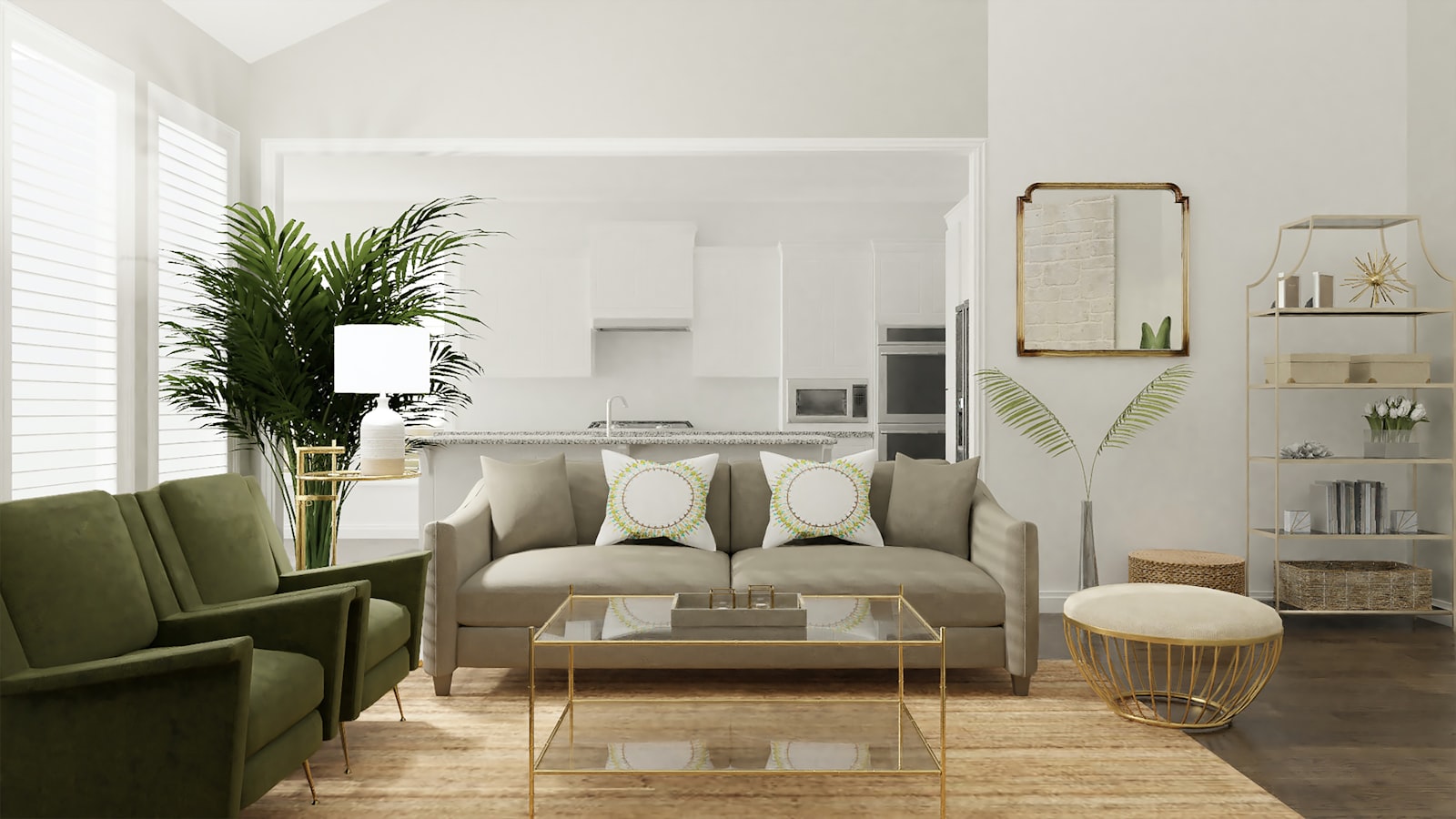 Living room interior at Austin Aurus, Wakad